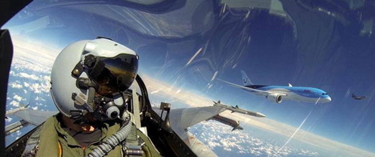 Ein Glück, dass der niederländische Pilot seine Kamera mit dabei hatte.