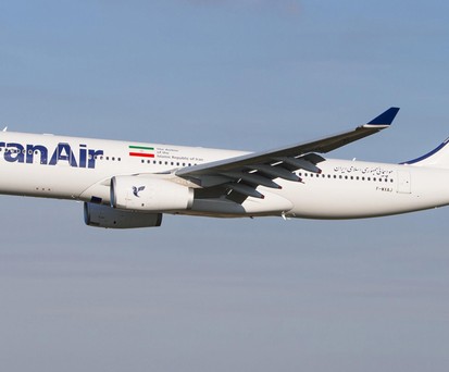 Airbus A330 von Iran Air: konnte in Hamburg nicht landen.