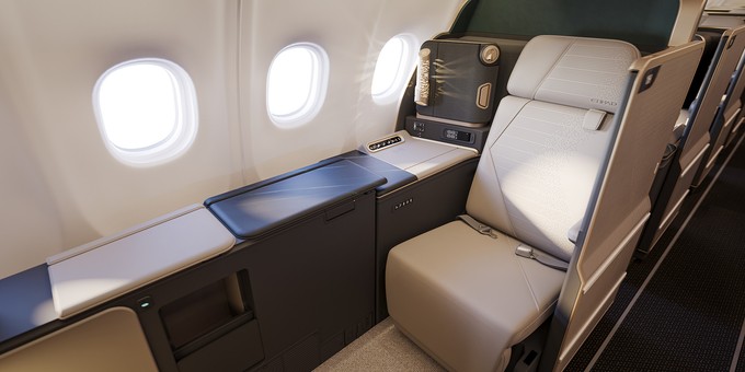 So wird die First-Class-Suite aussehen. 