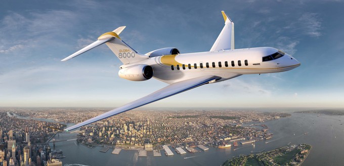 Bombardier Global 8000: Seit Ende2018 liefert der kanadische Hersteller mit der Global 7500 einen neuen Ultralangstreckenjet aus. Auf Basis des aktuellen Flaggschiffes plant Bombardier die kürzere Global 8000. Im Gegensatz zum Schwestermodell kann sie mit einer Reichweite von ungefähr 14.600 Kilometer etwas weiter fliegen. Seit Längerem ist es um die Global 8000 still geworden. Verworfen hat Bombardier die Pläne bislang aber nicht.