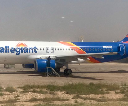 Ehemaliger Airbus A320 von Allegiant: Meist setzte die Fluggesellschaft bisher auf gebrauchte Flugzeuge.