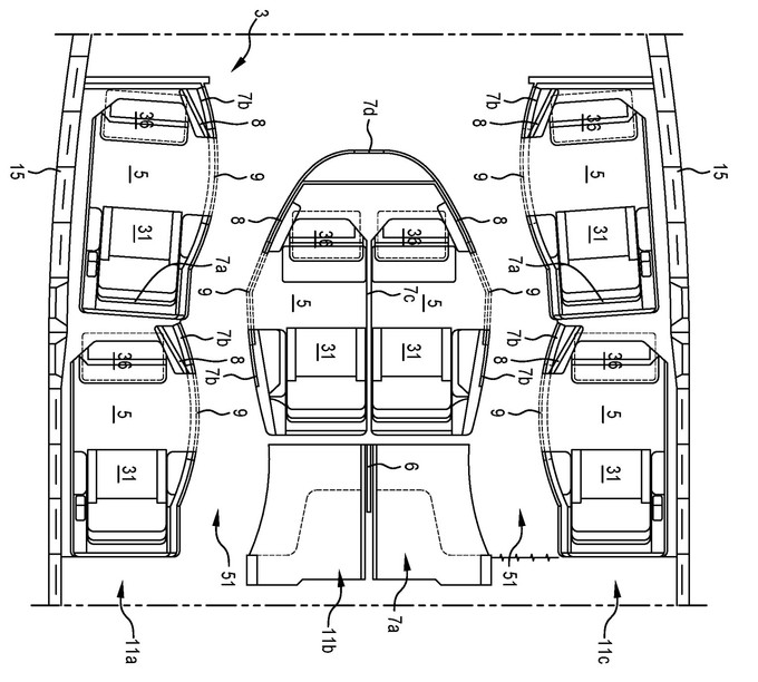 So dürfte die First Class in der Boeing 777-9 aufgeteilt sein.