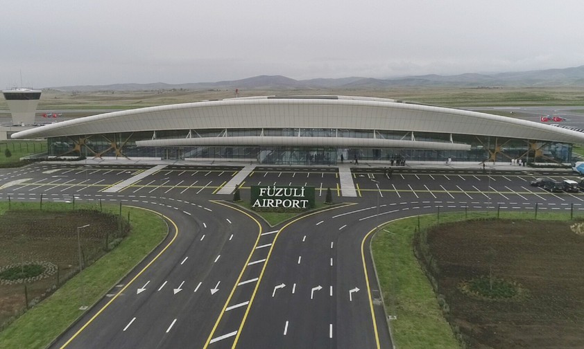 Der Fuzuli International Airport: Er wurde am 26. Oktober 2021 eröffnet.