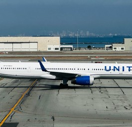 Boeing 757 von United Airlines in San Francisco: Solch ein Jet landete mit zwei Verletzten.