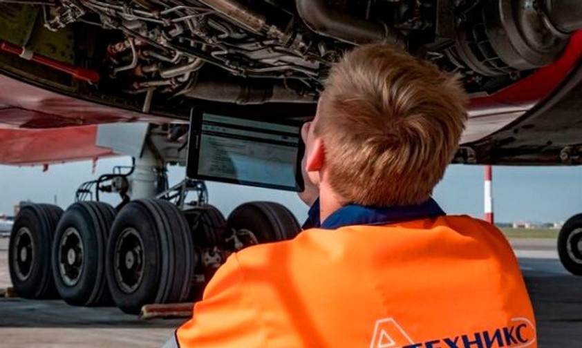 Mitarbeiter von Aeroflot Technics: Die Beschäftigen haben keine Boni bekommen und fühlen sich schlecht bezahlt.