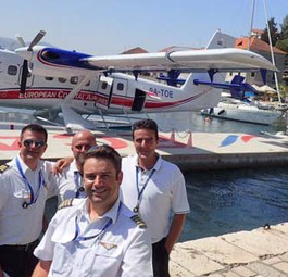 Die Fluglinie setzte auf Twin Otter.