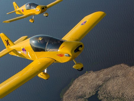 Sonex Onex im Formationsflug: Der Hersteller ist insolvent.