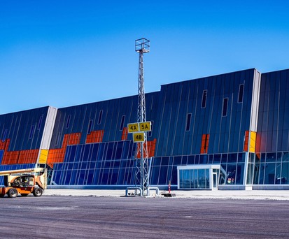 Neues Terminal des Flughafens Nuuk: Noch nicht freigegeben.