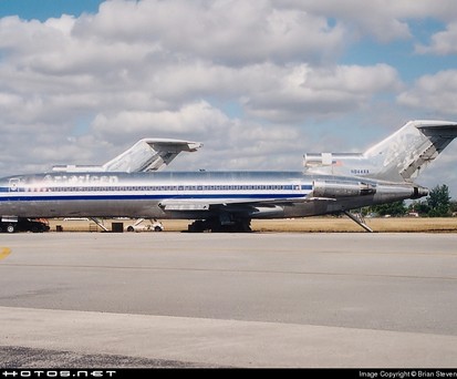 Die N844AA als sie noch in den USA geparkt war: Die Boeing 727 blieb bis heute unauffindbar.
