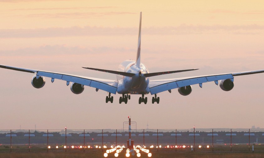 Airbus A380 landet in Frankfurt: Derzeit das einzige deutsche Ziel.