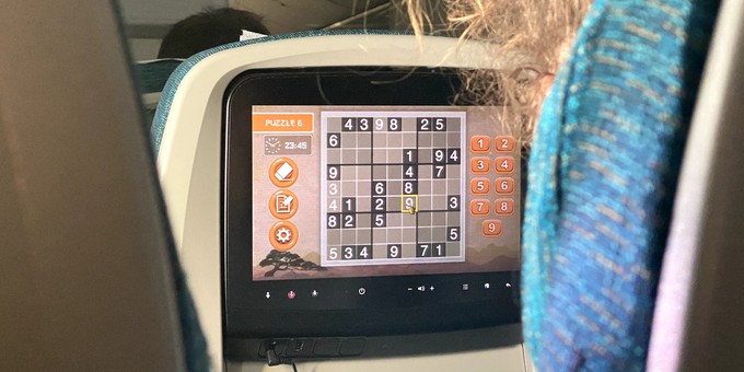 Auch möglich: Spiele, hier Sodoku, oder ...