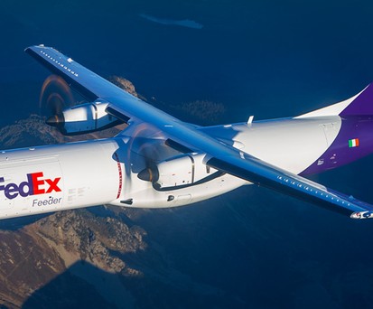 ATR-Frachter von Fedex Feeder: Der Konzern ordert Nachschub.