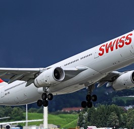 Airbus A330 von Swiss: Der Lufthansa-Tochter mangelt es an Cockpitpersonal.
