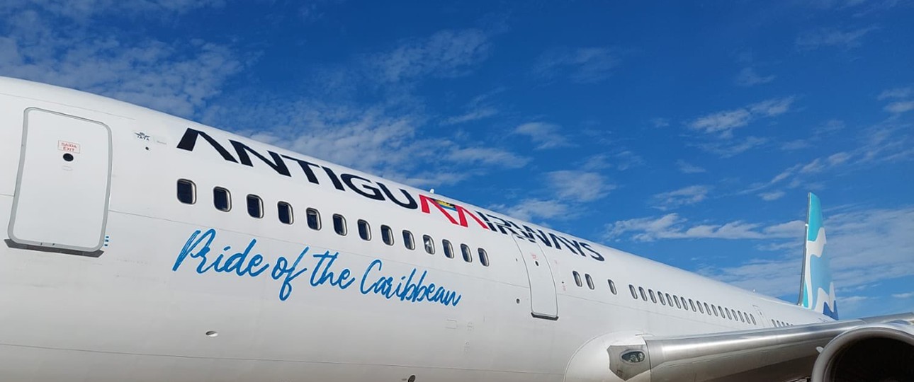 Boeing 767 im Dienst von Antigua Airways: «Stolz der Karibik».