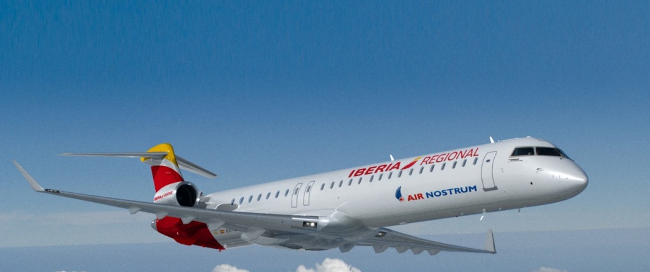 Bombardier CRJ1000 von Air Nostrum: Vorerst nicht mehr für Lufthansa unterwegs.