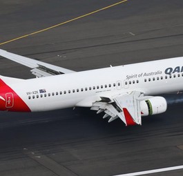 Boeing 737-800 von Qantas: Das Flugzeug mit der Kennung VH-XZK ist mit einem falschen Abfluggewicht gestartet. 