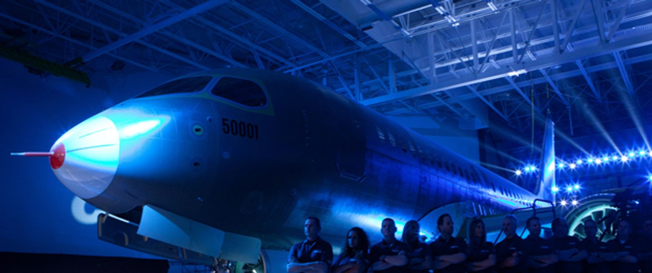 Vorstellung des ersten Prototypes der C-Series: Neu Kunden für das neue Flugzeug.