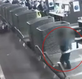 Kind schleicht sich ins Gepäcksystem und macht Rundfahrt