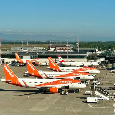 Flughafen Basel/Mulhouse: Easyjet ist eindeutig Marktführer.