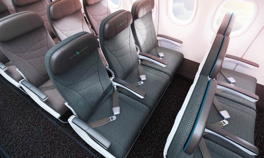 Die Premium Economy heißt offiziell Extra Comfort und unterscheidet sich von der Economy durch einen um 5 Zoll größeren Sitzabstand von 36 Zoll oder 91 Zentimetern. Zudem stehen USB-Anschlüsse und Steckdosen zur Verfügung.