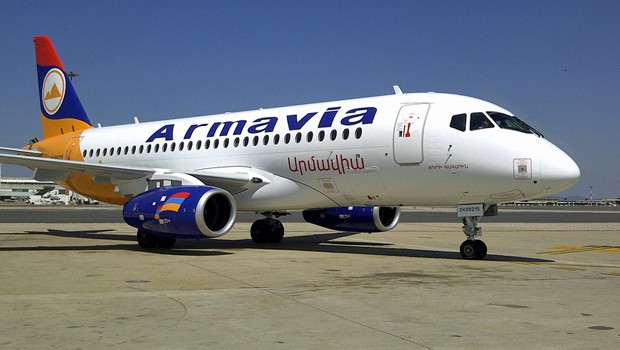 Sukhoi Superjet von Armavia: Nicht mehr im Einsatz.