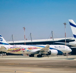 Jets von El Al in Tel Aviv: Die Nachfrage ist seit dem Angriff der Hamas drastisch eingebrochen.