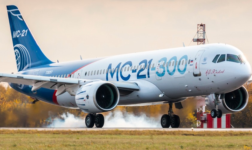 Irkut MS-21: Die Piloten steuern den Jet mit aktiven Sidesticks.