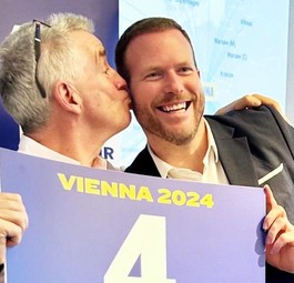 Ryanair-Group-Chef Michael O'Leary und Lauda-Chef Andreas Gruber: «......»