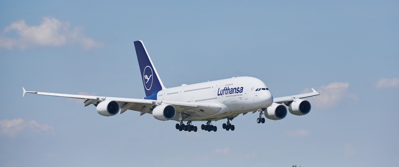 Startender Airbus A380 von Lufthansa: Wird kommendes Jahr wieder Realität.