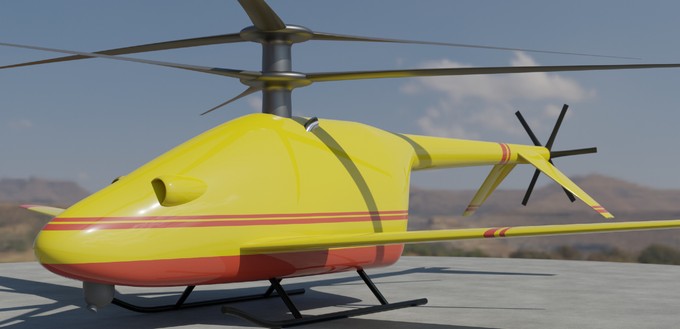 3. Platz: Der Kombinationsflugschrauber Fire Wasp der RWTH Aachen vereint die positiven Eigenschaften von Hubschraubern und Flugzeugen. Rotoren sowie Tragflächen sorgen für einen effizienten Reiseflug bei gleichzeitig hohen Fluggeschwindigkeiten. Eine konventionelle Gasturbine ermöglicht eine uneingeschränkte Flugleistung und soll außerdem bis zur Indienststellung im Jahr 2030 vollständig mit nachhaltigem Treibstoff betrieben werden. Fire Wasp kann senkrecht starten und landen, was eine Wasseraufnahme aus sehr kleinen Quellen mittels Schnorchelpumpe ermöglicht. Die Flotte, bestehend aus einem Aufklärungsflugschrauber mit spezieller Ausrüstung und sechs weiteren Vehikeln mit Löschausrüstung, wird autonom betrieben und kann bei Bedarf von einer mobilen Bodenstation aus ferngesteuert werden. Durch modulare Integration kann Fire Wasp auch für Frachttransport, Ausbringung von Pflanzenschutzmitteln und Umweltbeobachtung dienen.