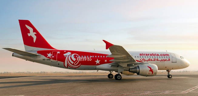 Airbus A320 von Air Arabia: Die Airline darf nicht von Ras al-Khaimah nach Indien.