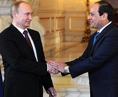 Putin und al-Sisi: Gemeinsam will man für mehr Sicherheit sorgen.