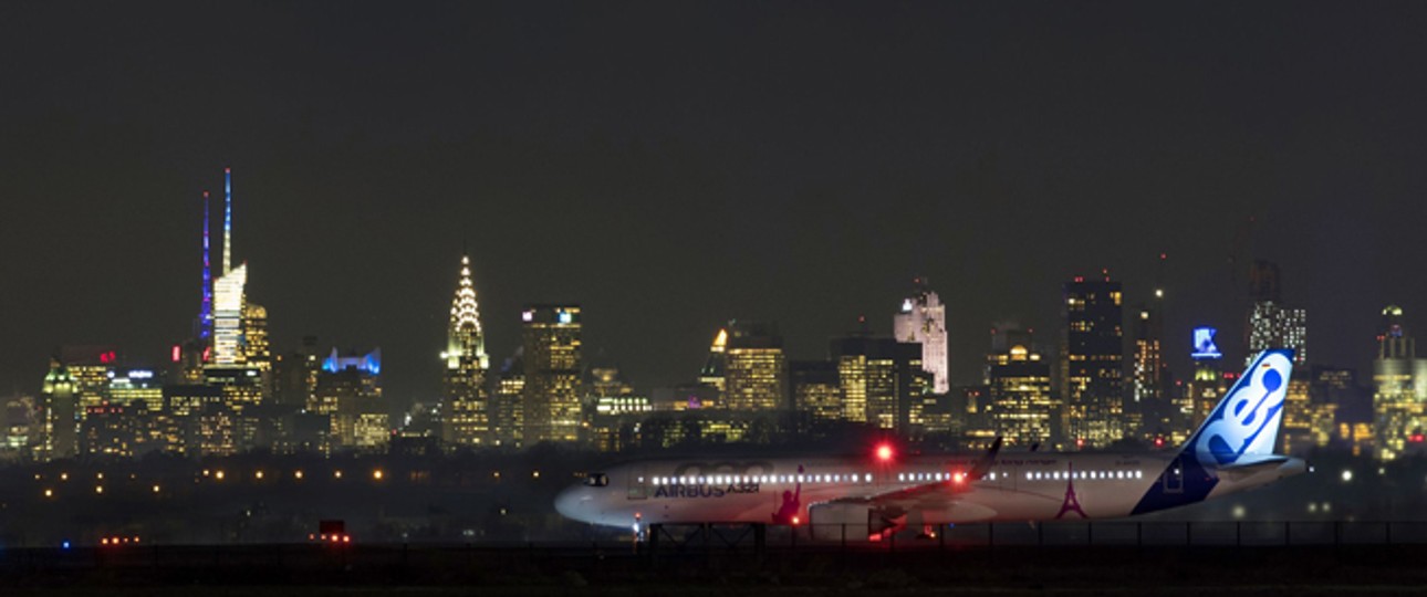Airbus A321 LR in New York: Die Europäer sehen den Flieger als Geheimwaffe.