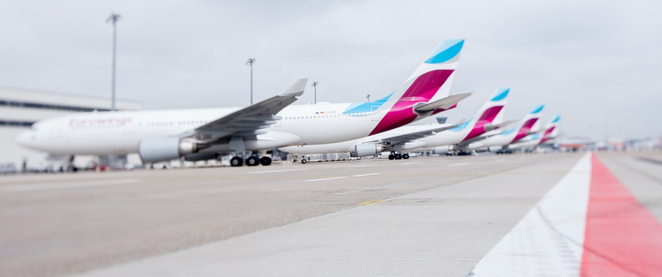 Airbus A330 von Eurowings: Fliegen unter Führung von Lufthansa.