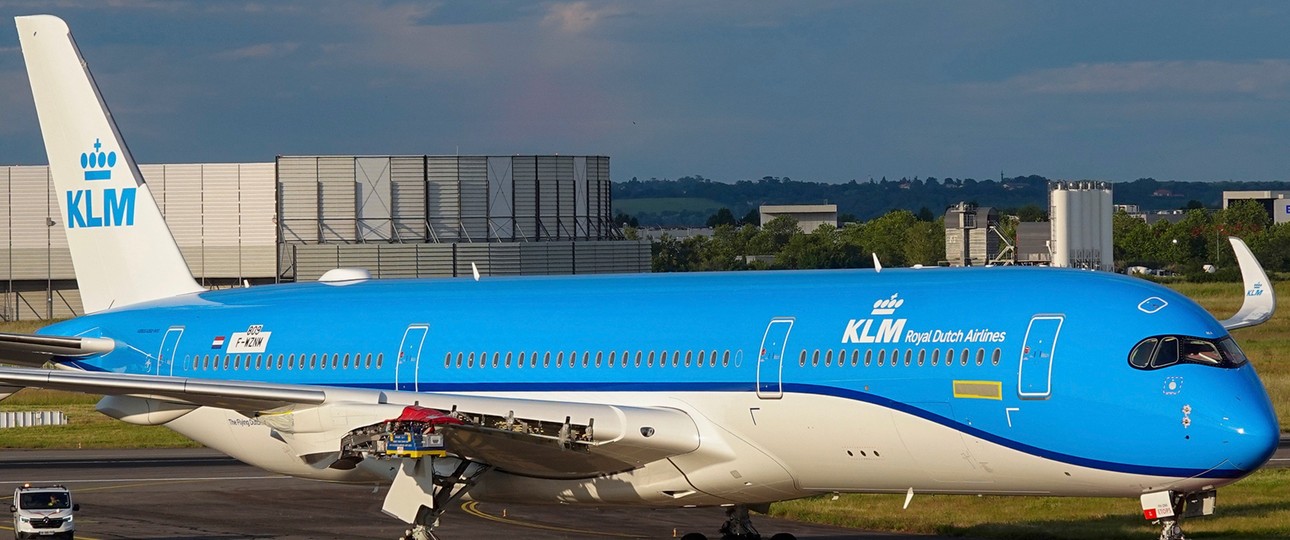 Der erste Airbus A350 von KLM: Er wird die Registrierung PHZNA tragen. 