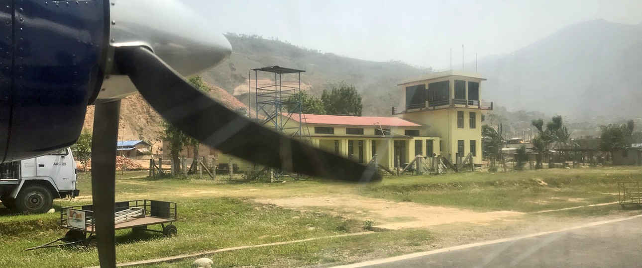 Ramechhap Airport in Nepal: Die Sicherheit im Lane lässt zu wünschen übrig.