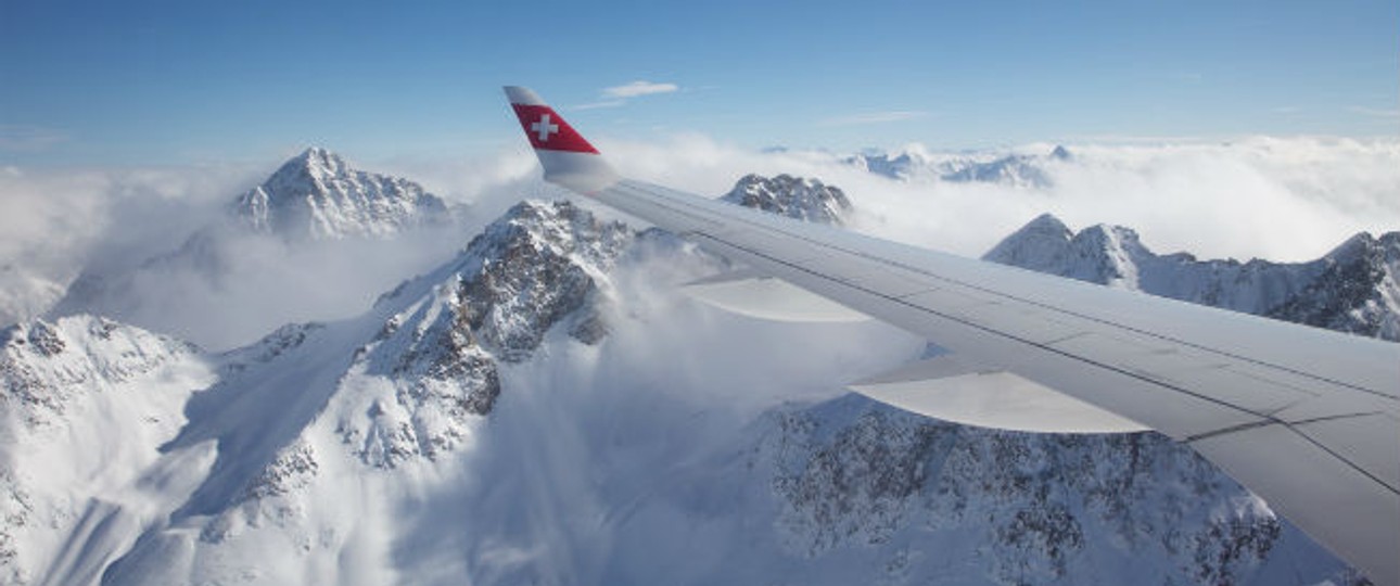 Tragfläche einer C-Series von Swiss: Der Flieger ist nun auch ein Airbus.