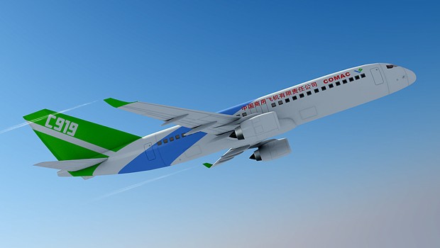 Und auch China wirbt wieder für seinen Comac C919. Der Erstflug ist ebenfalls für 2014 terminiert.