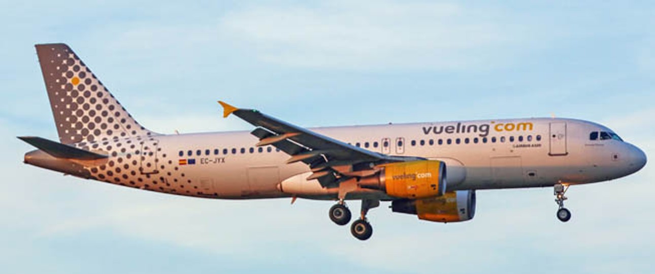 Airbus A320 von Vueling: Bald noch öfter in Zürich.