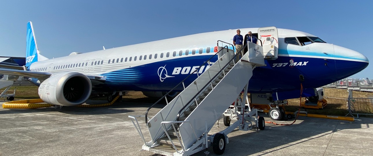 Boeing 737 Max 10, hier bei der Farnborough Airshow: Es wird spannend.