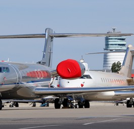 Businessjets in Wien: Bisher ein Minus von 18 Prozent.