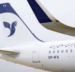Airbus A321-200 mit dem Kennzeichen EP-IFA: Hat nun Europa-Verbot.