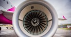 Flugzeug von Wizz Air: Die Triebwerke machten in der Hitze Probleme.