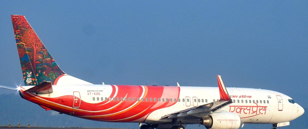 Jet von Air India Express: Viele blieben am Boden.