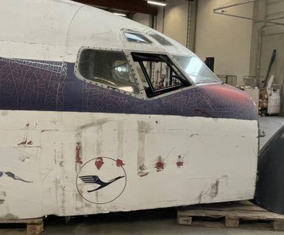 Das Cockpit der Hamburg Boeing 707: Nachdem es zuerst keinen Abnehmer fand, ...