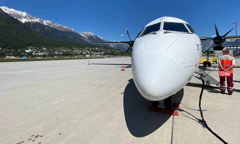 De Haviland Dash 8-400 von Austrian Airlines: Aussortiert.
