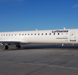 Bombardier CRJ 900 von Lufthansa Cityline: Schon recht klein.