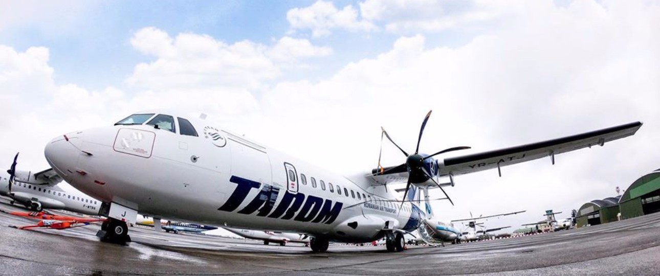 Die neue ATR 72 mit dem Kennzeichen YR-ATJ wurde am 19. Februar an Tarom ausgeliefert.