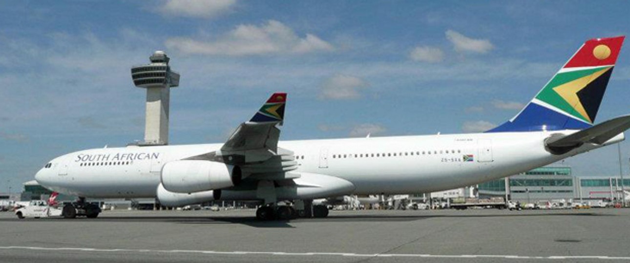 Flieger von South African Airways: Garantie der Regierung.