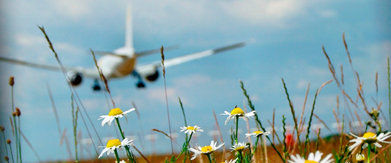 Landung am Flughafen: Bei schönem Wetter weniger gefährlich.